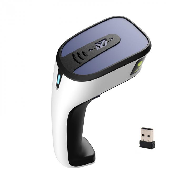 Draadloze Handbediende de Streepjescodescanner Bluetooth 2.4G 3 van 1D in 1 1600mAh-Batterijcapaciteit