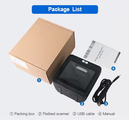 Een miljoen pixels Desktop Barcode Scanner High Speed Handsfree 2D Barcode Reader DP8550