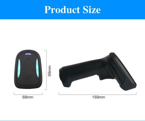USB-kabel Handheld 2D barcode scanner Bedraad 640x480 resolutie Anti-drop