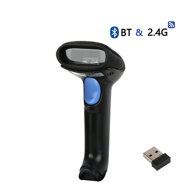 1D Bluetooth 2.4G draadloze streepjescode scanner Duurzaam in gebruik En hoge prestaties