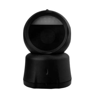 Draadloze Desktop Barcode Scanner Hoge snelheid Handsfree 2D Barcode Reader met oplaadbasis
