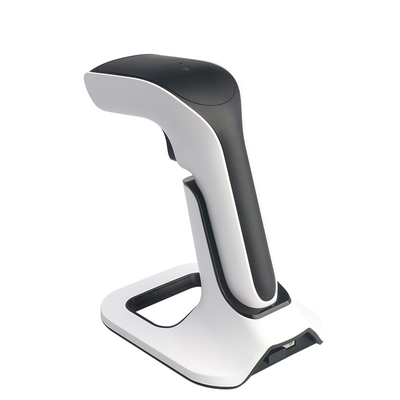 2D QR barcode reader Bluetooth draadloze 2.4G barcode scanner met oplaadstandaard 2200mAh batterij
