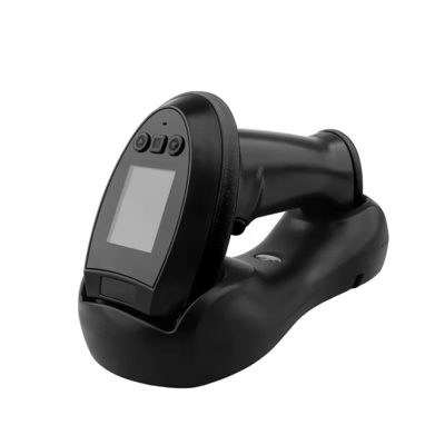 2.4G draadloze handheld barcode scanner met scherm scansnelheid 300x/s Resolutie ≥4mil