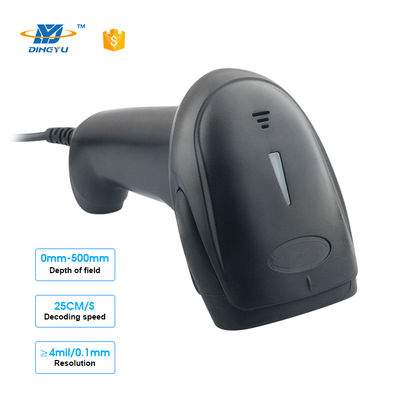 32-bits Handheld Barcodescanner met 640*480 resolutie en 4mil/0.1mm leesnauwkeurigheid