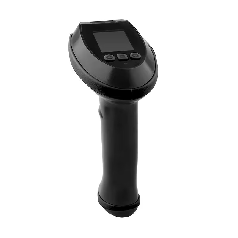 2.4G draadloze handheld barcode scanner met scherm scansnelheid 300x/s Resolutie ≥4mil