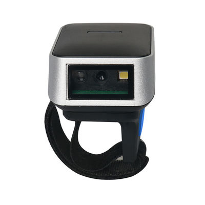Black Ring draadloze barcode scanner met CMOS sensor 360mAh batterij voor inventaris